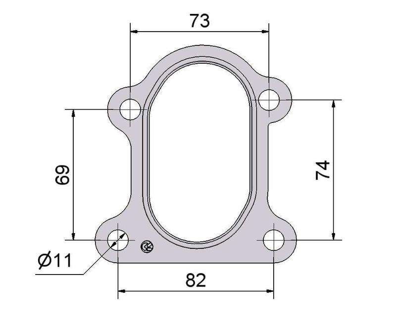 № 2505376 Комплект прокладок турбіни Mersedes 4.3D