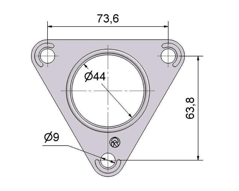 №2505031 Прокладки турбіни Mercedes Sprinter 2,9 TD 310, 312D OM602 Mercedes E-Class 290 TD W210