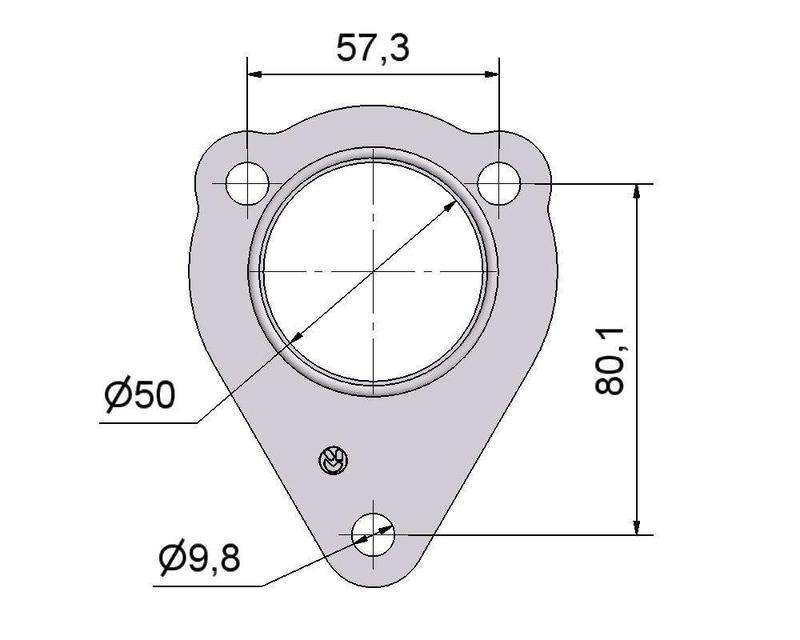 №2505033 Комплект прокладок турбіни Audi 1.9D, VW 1.9D, Skoda 1.9D, Ford 1.9D, Seat 1.9D