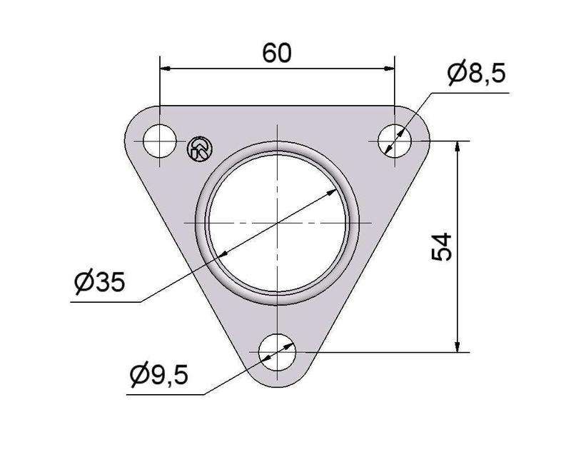 №2505033 Комплект прокладок турбіни Audi 1.9D, VW 1.9D, Skoda 1.9D, Ford 1.9D, Seat 1.9D