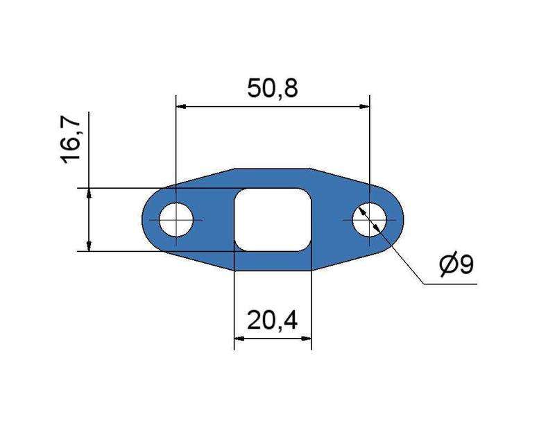 №2505047 Комплект прокладок турбіни Peugeot 2.5TD