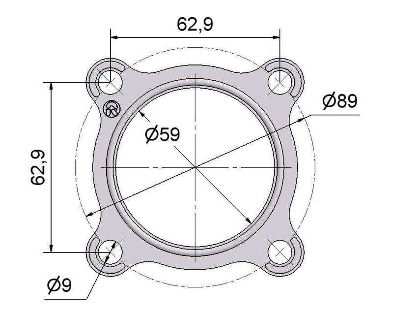 № 2505048 Комплект прокладок турбіни Iveco 3.9D