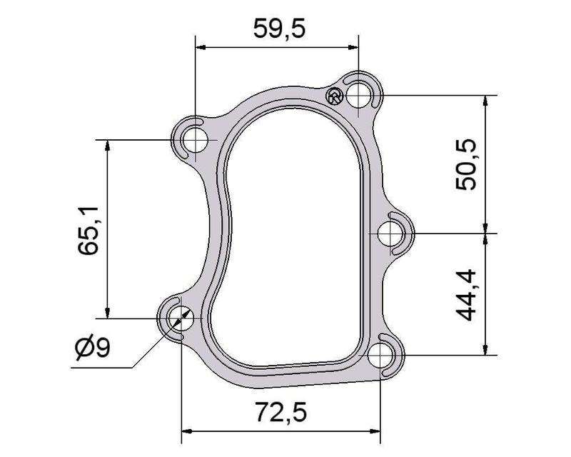 № 2505200 Комплект прокладок турбіни Nissan 2.7D