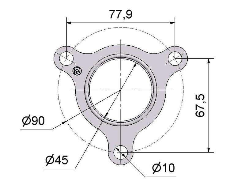 № 2505433 Комплект прокладок турбіни Nissan 3.0D